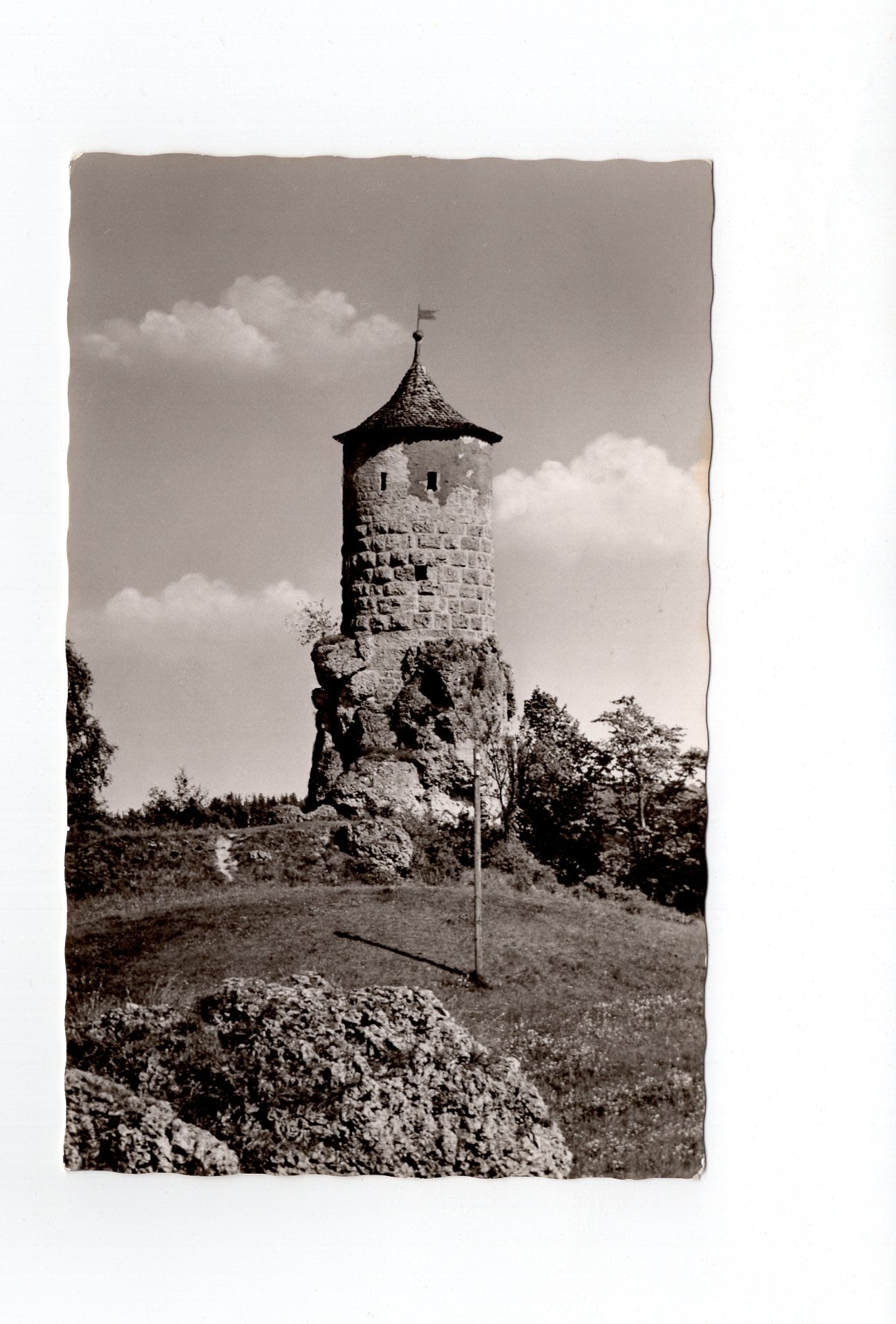 Ansichtskarte Waischenfeld / Fränkische Schweiz / Steinerner Beutel