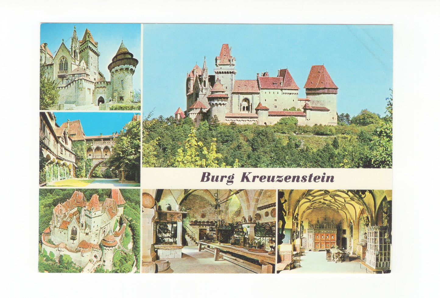 Ansichtskarte Burg Kreuzenstein / Niederösterreich / Österreich