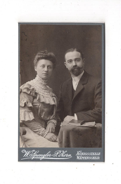 Fotografie Feines Paar - Königssteele / Wattenscheid 1900er