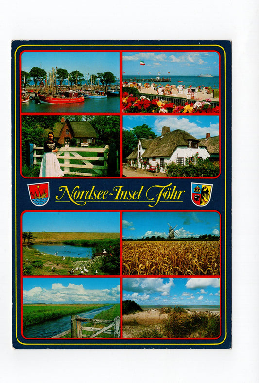 Ansichtskarte Nordsee-Insel Föhr