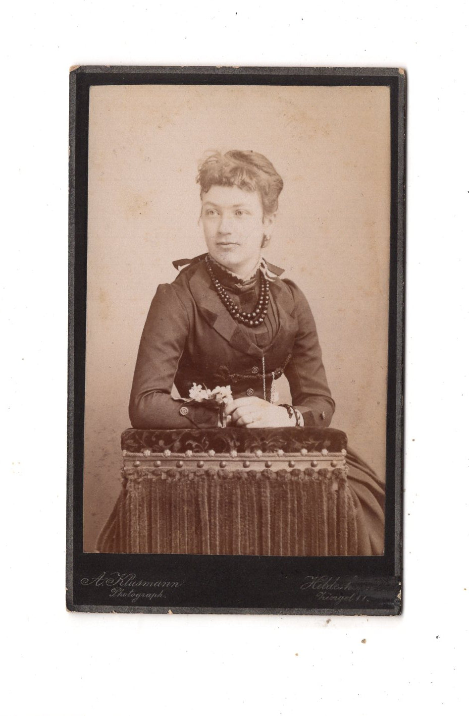 Fotografie Feine Dame - Hildesheim 1880er