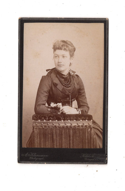 Fotografie Feine Dame - Hildesheim 1880er