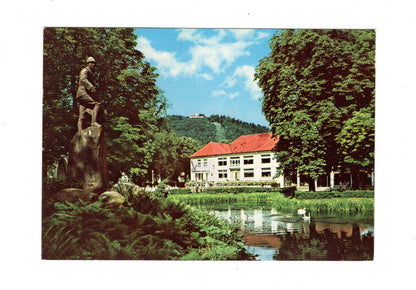 Ansichtskarte Bad Lauterberg / Harz / Kurpark mit Kurhaus und Hausberg