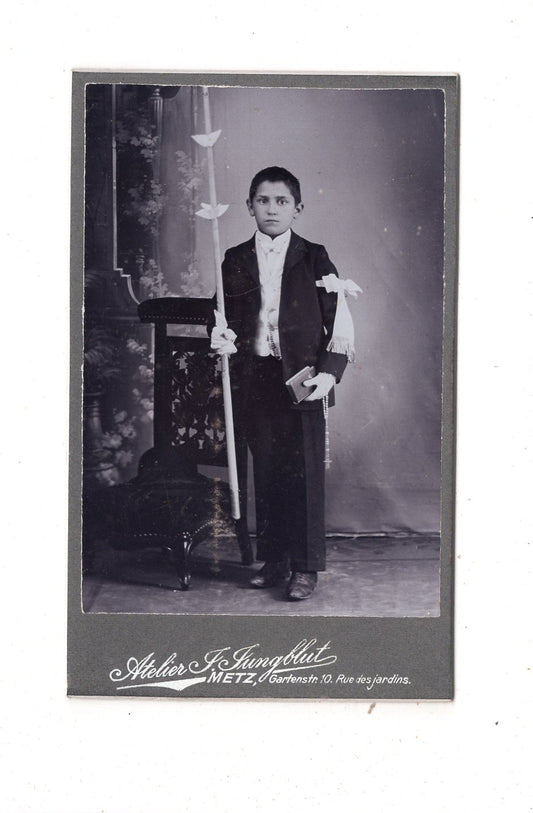 Fotografie Feiner Junge - Metz 1900er / CDV N1-05