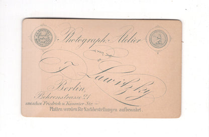 Fotografie Soldat - Berlin um 1890 / CDV M1-02