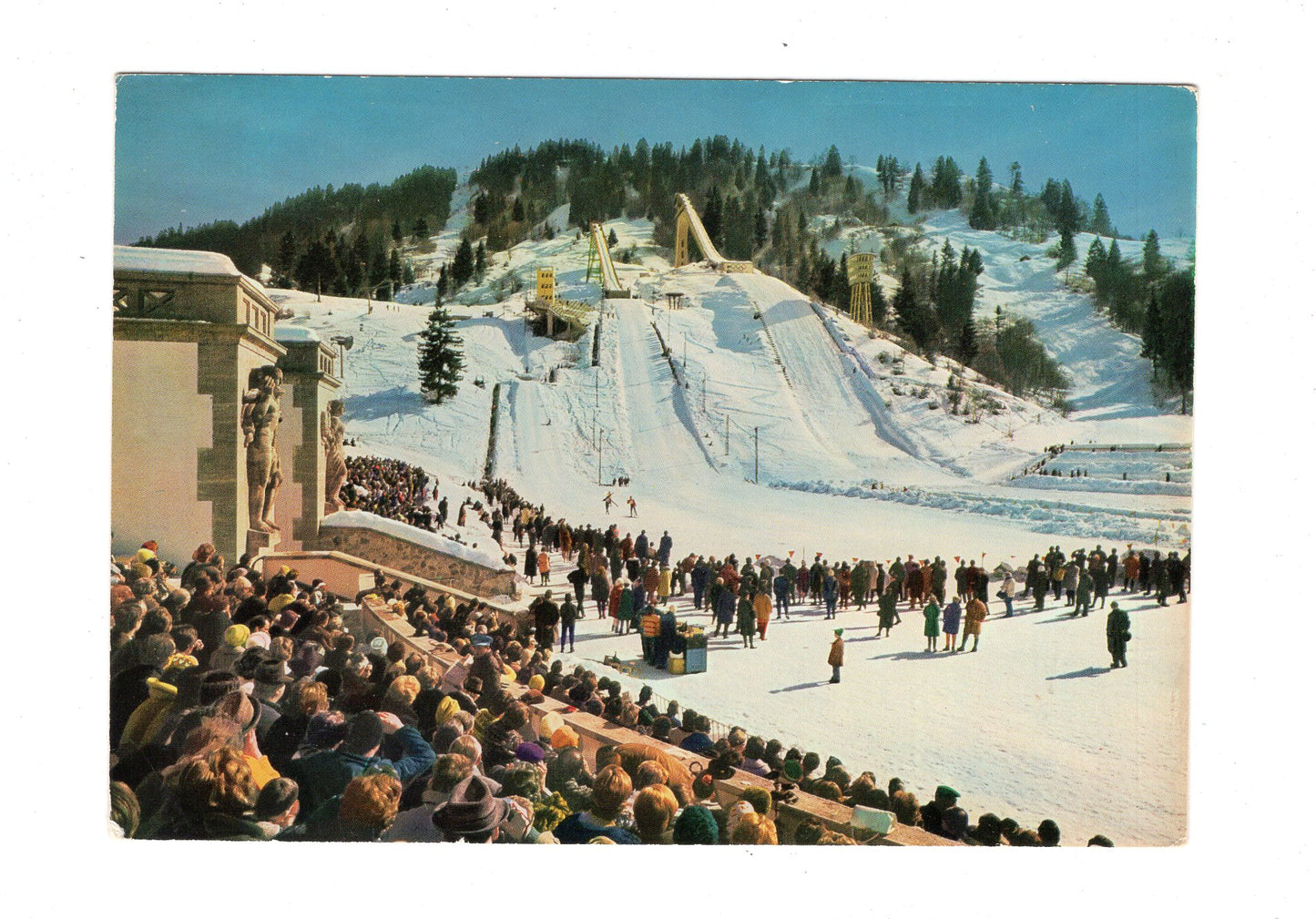 Ansichtskarte Garmisch-Partenkirchen / Olympia-Skistadion / G1-55