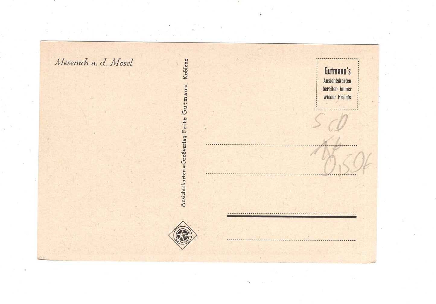 Ansichtskarte Mesenich an der Mosel / M1-60