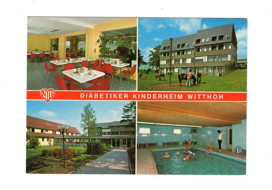 Ansichtskarte Diabetiker Kinderheim Wittoh / Immendingen 4