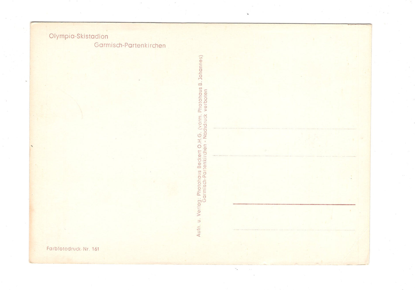 Ansichtskarte Garmisch-Partenkirchen / Olympia-Skistadion / G1-55