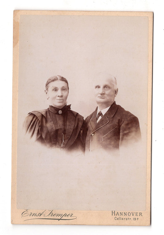 Fotografie Feines Paar - Hannover 1890er / CAB X-31