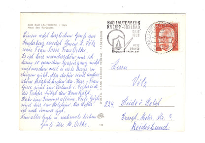 Ansichtskarte Bad Lauterberg / Harz / Haus des Kurgastes