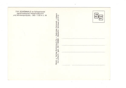 Ansichtskarte Schönwald im Schwarzwald / H1-51