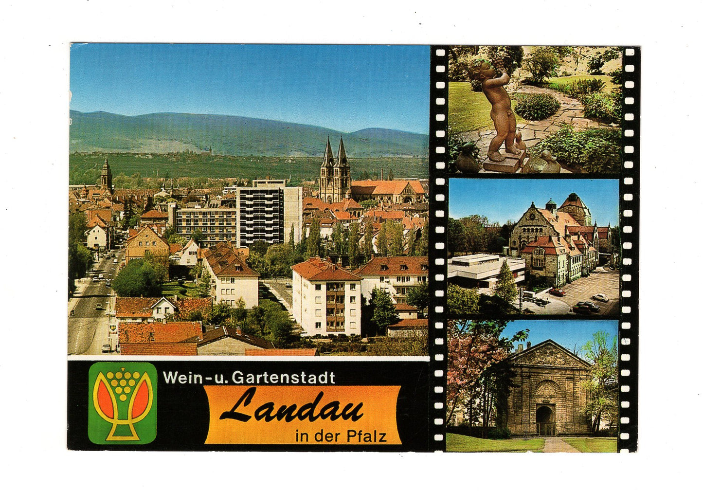 Ansichtskarte Landau in der Pfalz / Deutsches Tor +++