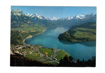 Ansichtskarte Urnersee mit Axenstraße / Schweiz