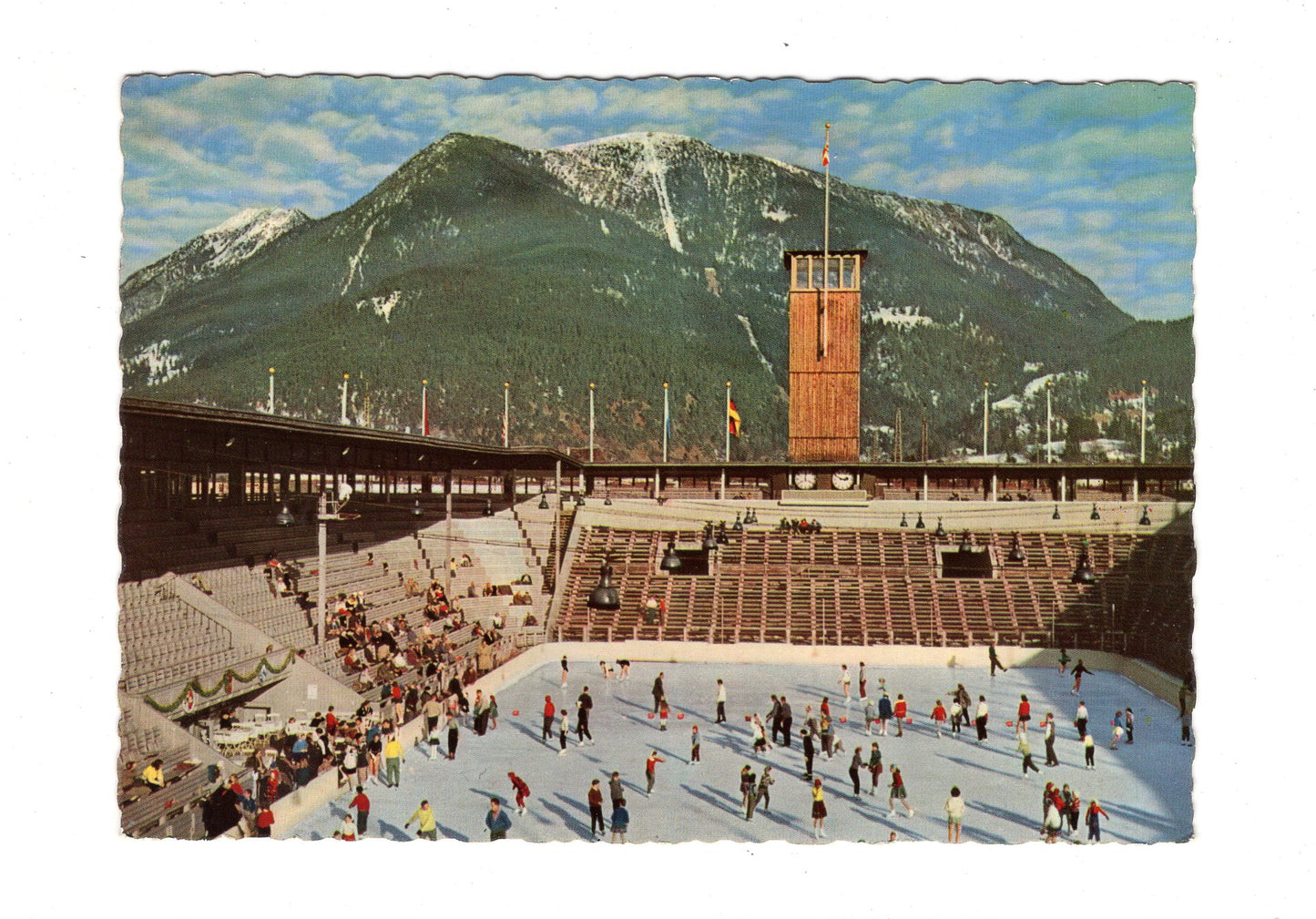 Ansichtskarte Garmisch-Partenkirchen / Olympia-Eisstadion / G1-55