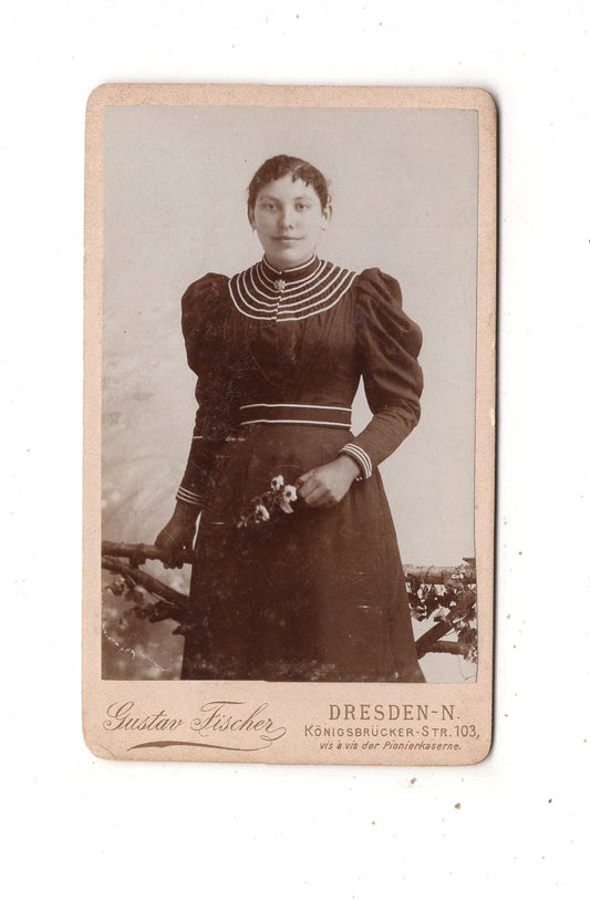 Fotografie Feine Dame - Dresden 1890er