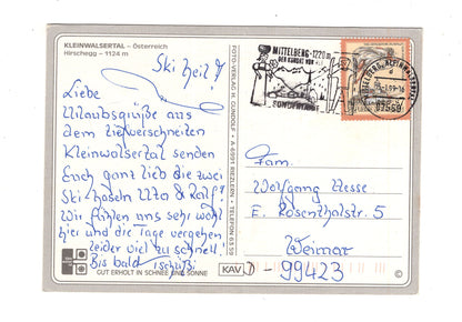 Ansichtskarte Kleinwalsertal / Hirschegg / Österreich