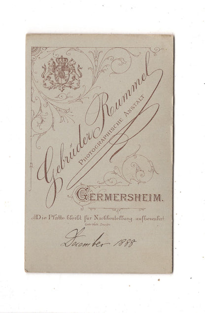 Fotografie Feine Dame mit Baby - Germersheim 1888
