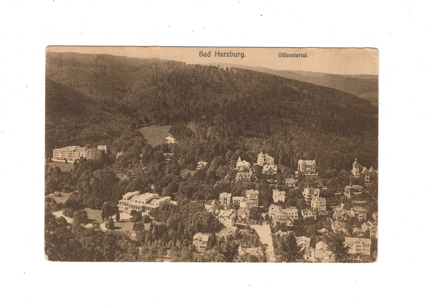 Ansichtskarte Bad Harzburg / Villenviertel / K1-55