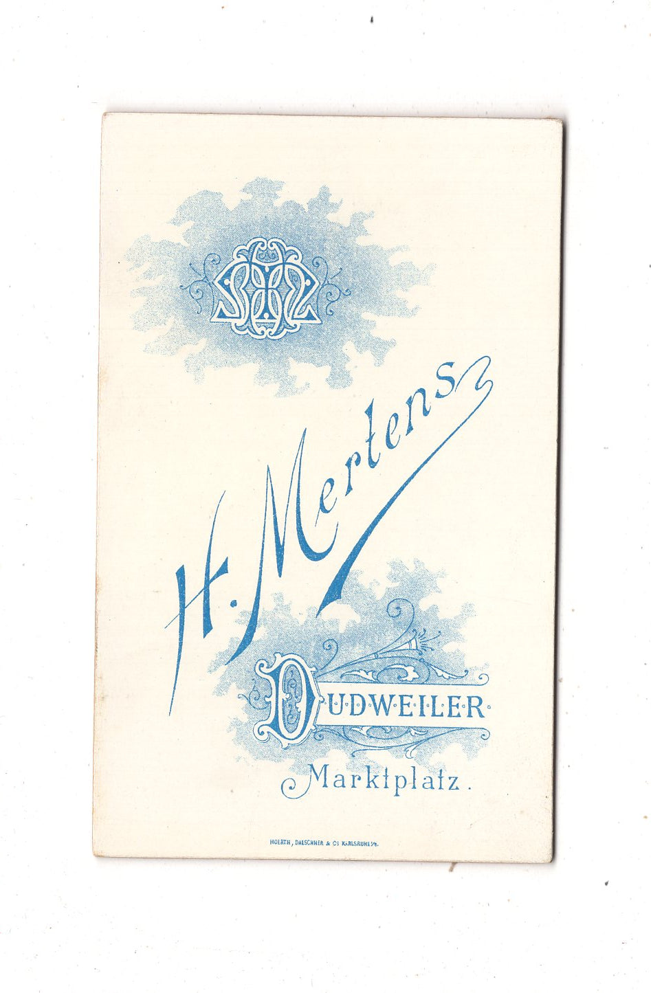 Fotografie Niedlicher kleiner Junge - Dudweiler 1890er / CDV M1-22