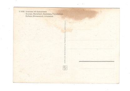 Ansichtskarte Urnersee mit Axenstraße / Schweiz