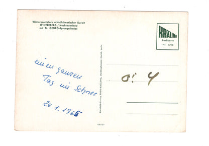 Ansichtskarte Winterberg / Hochsauerland / mit St. Georg-Sprungschanze / H1-68