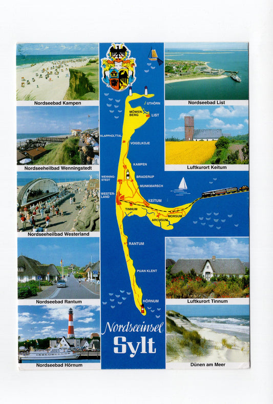 Ansichtskarte Nordseeinsel Sylt