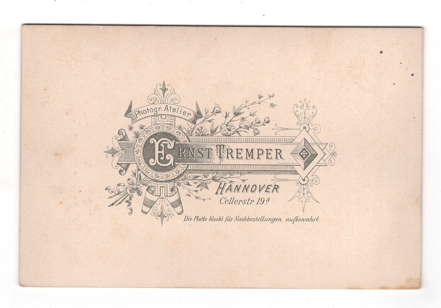 Fotografie Feines Paar - Hannover 1890er / CAB X-31