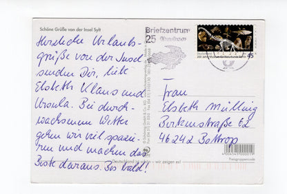 Ansichtskarte Nordseeinsel Sylt