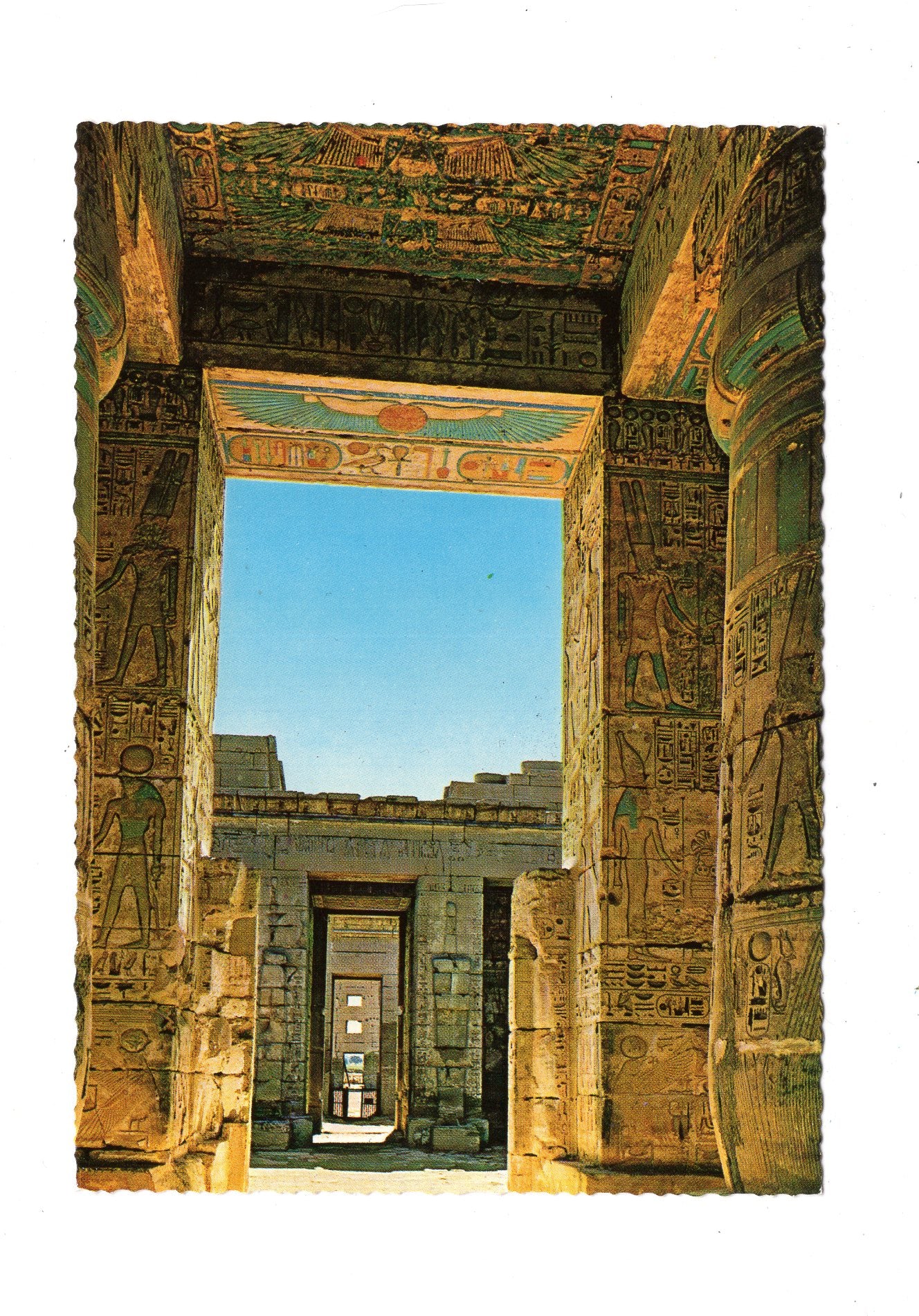 Ansichtskarte Luxor / Medinet-Habu / Ägypten