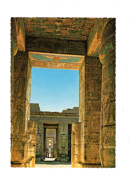 Ansichtskarte Luxor / Medinet-Habu / Ägypten