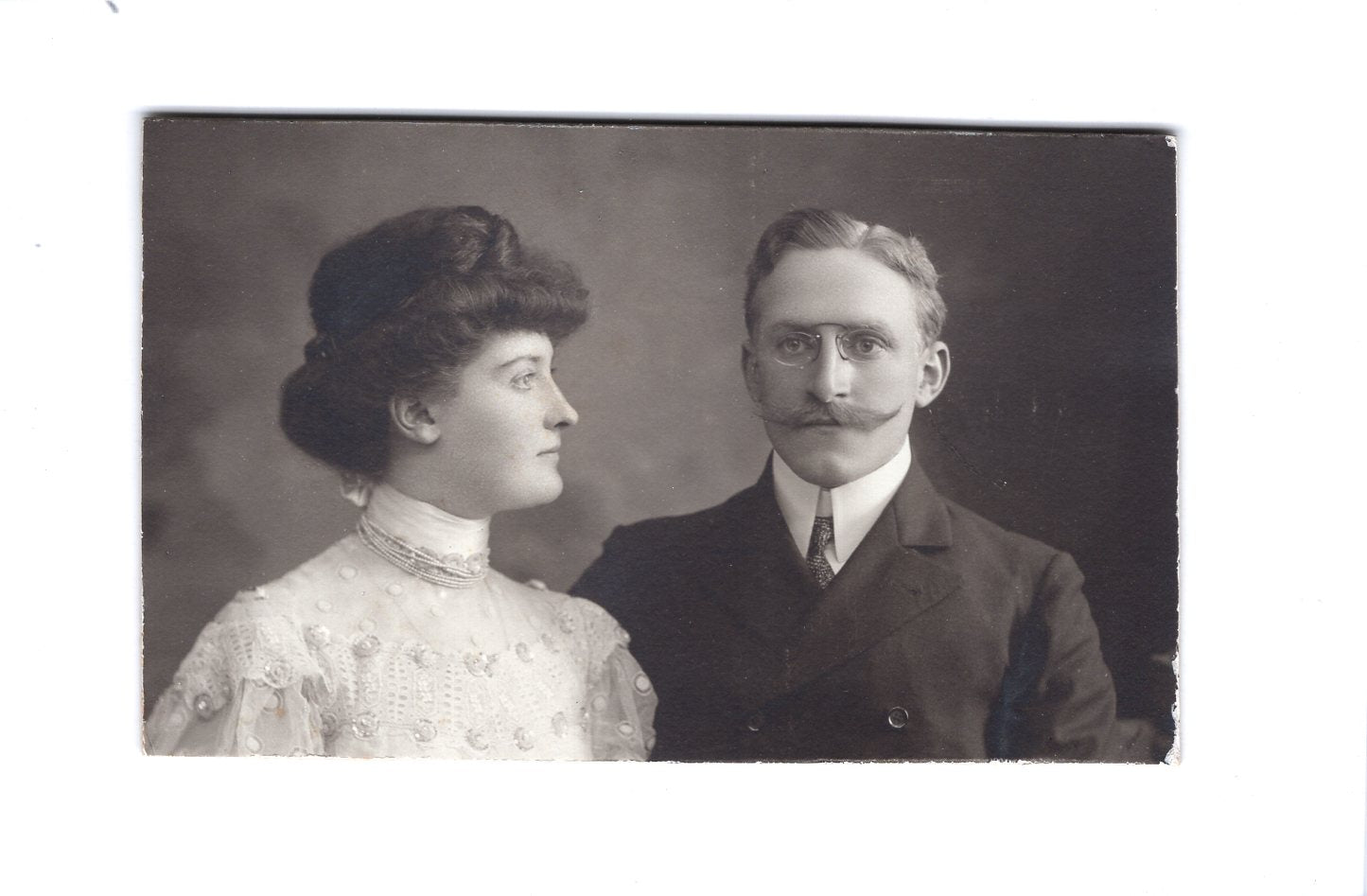 Fotografie Feines Paar - Trieste Triest 1900er