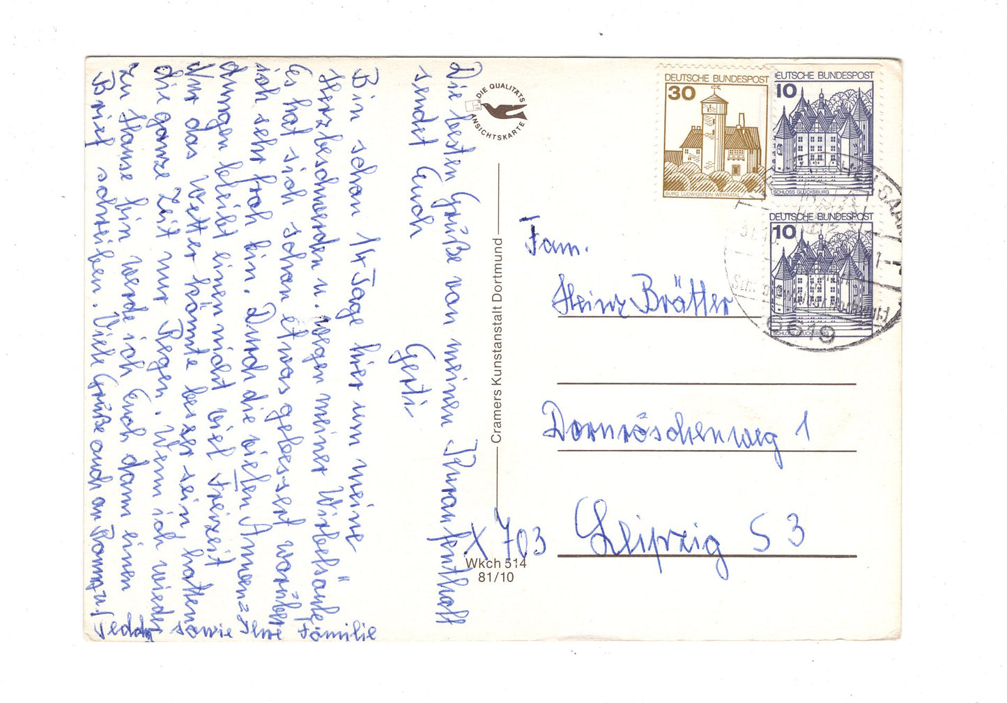 Ansichtskarte Weiskirchen im Schwarzwälder Hochwald / H1-51