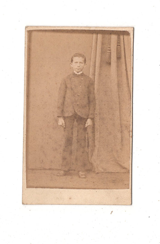 Fotografie Feiner Junge - Barmen um 1870 / CDV N1-05