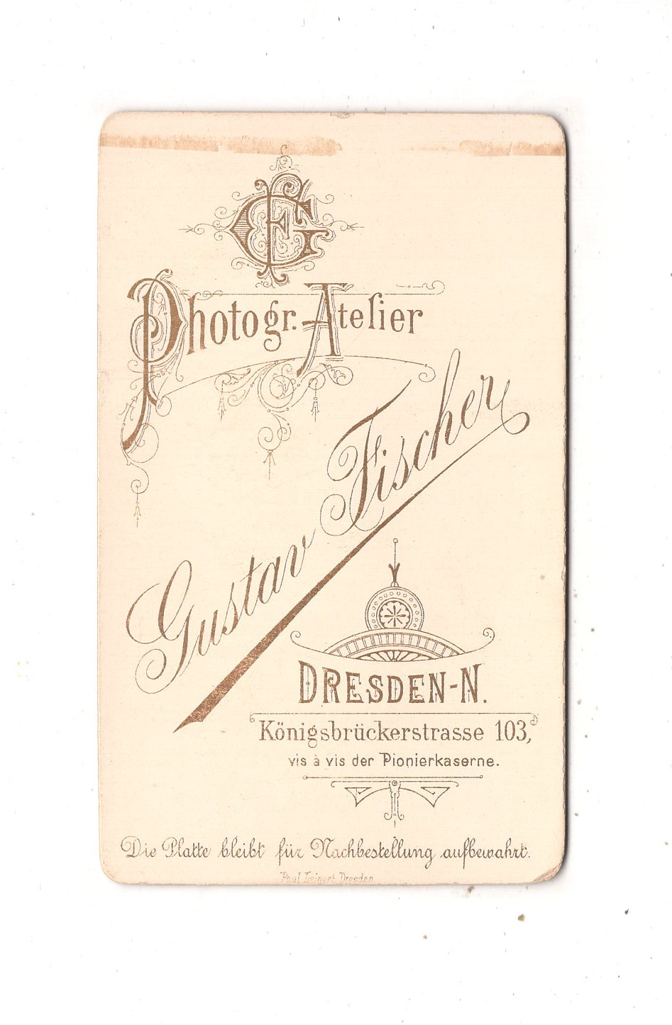 Fotografie Feine Dame - Dresden 1890er