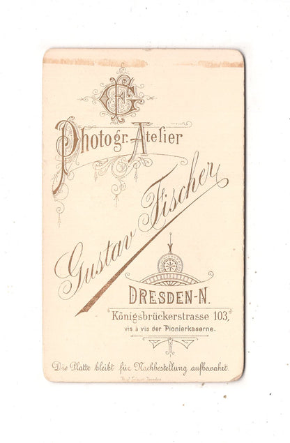 Fotografie Feine Dame - Dresden 1890er