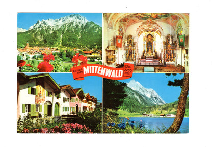 Ansichtskarte Mittenwald / Oberbayern / G1-55