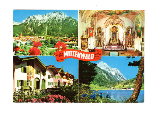 Ansichtskarte Mittenwald / Oberbayern / G1-55