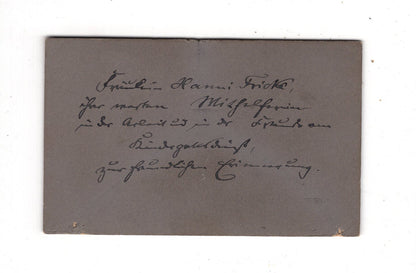 Fotografie Schönes Familienbild mit Widmung - Bremen 1900er