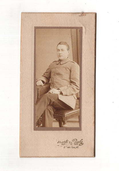 Fotografie Soldat / Soldatenportrait - Berlin 1910er