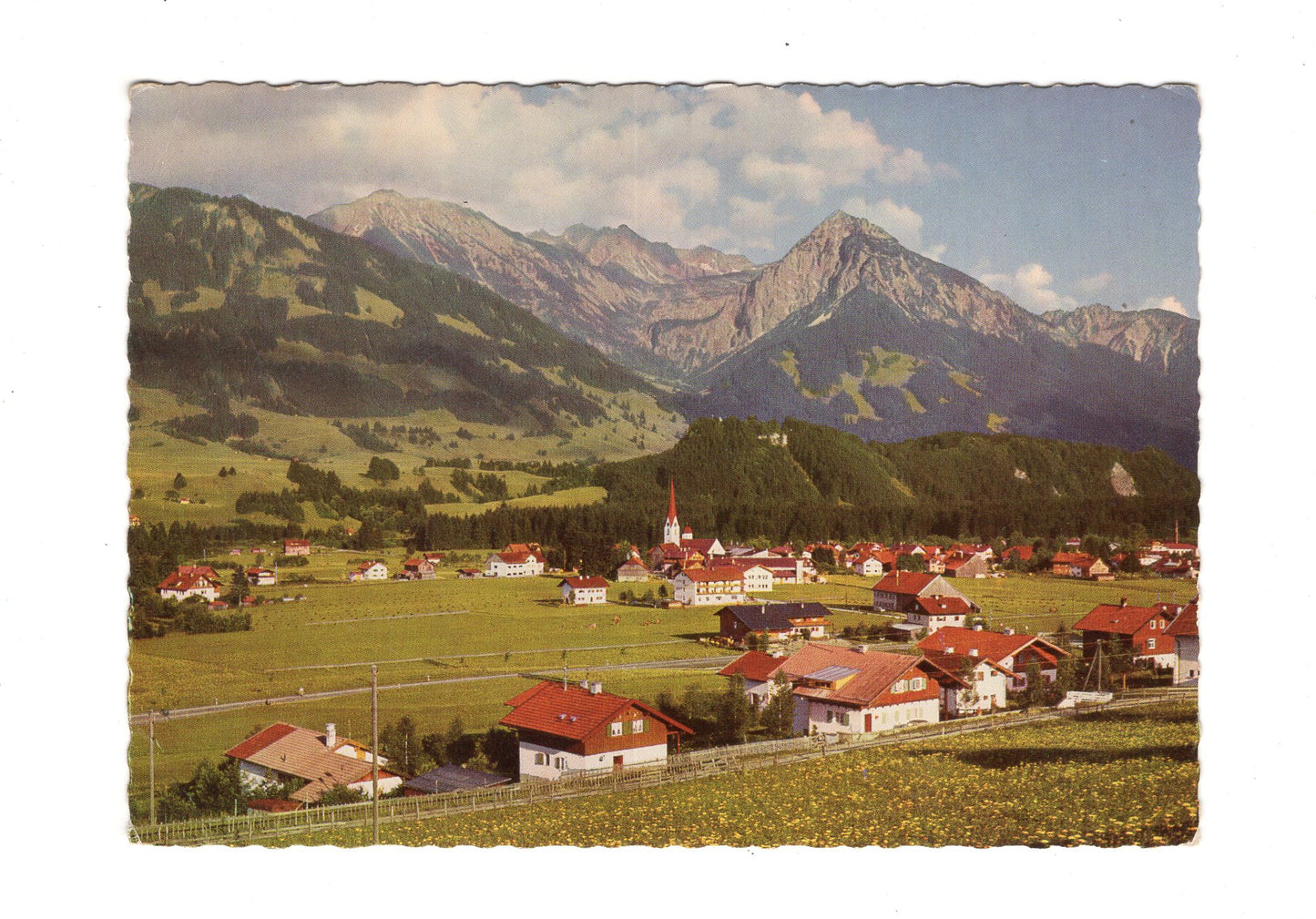 Ansichtskarte Fischen / Allgäuer Alpen