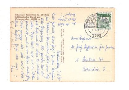 Ansichtskarte Hahnenklee-Bockswiese im Oberharz / J1-62