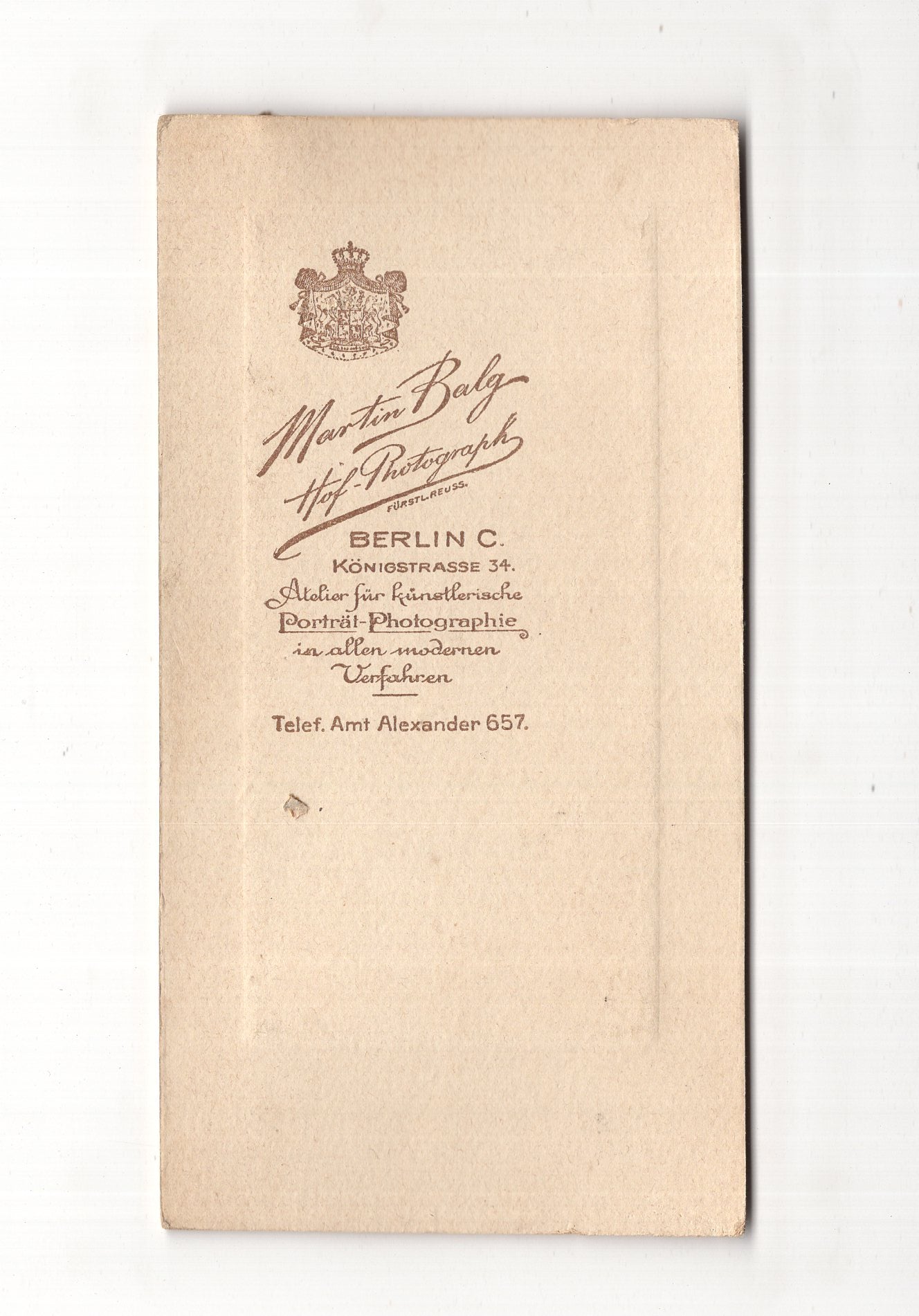 Fotografie Soldat / Soldatenportrait - Berlin 1910er