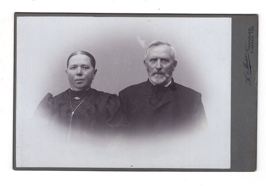 Fotografie Feines Paar - Hannover 1900er / CAB X-31