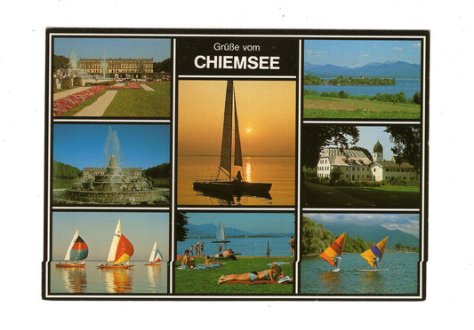 Ansichtskarte Chiemsee / Bayerische Alpen