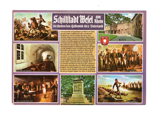 Ansichtskarte Schillerstadt Wesel am Rhein / H1-68