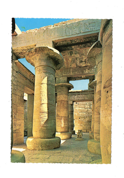 Ansichtskarte Luxor-Karnak / Halle des Chonstempels / Ägypten