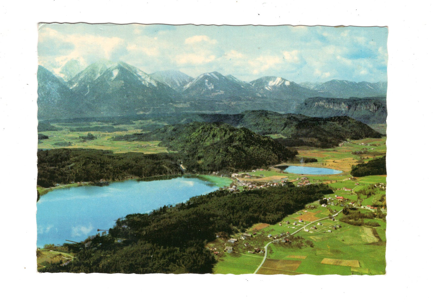 Ansichtskarte Klopeiner See und Kleinsee / Kärnten / Österreich