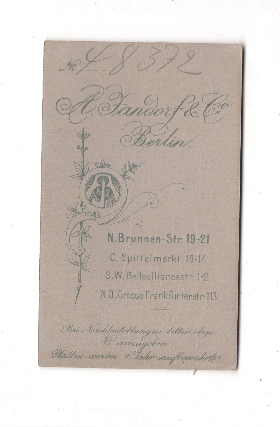 Fotografie Niedlicher kleiner Junge - Berlin 1890er / CDV M1-22