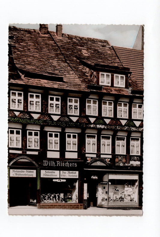 Ansichtskarte Einbeck / Hann. / Patrizierhäuser am Markt